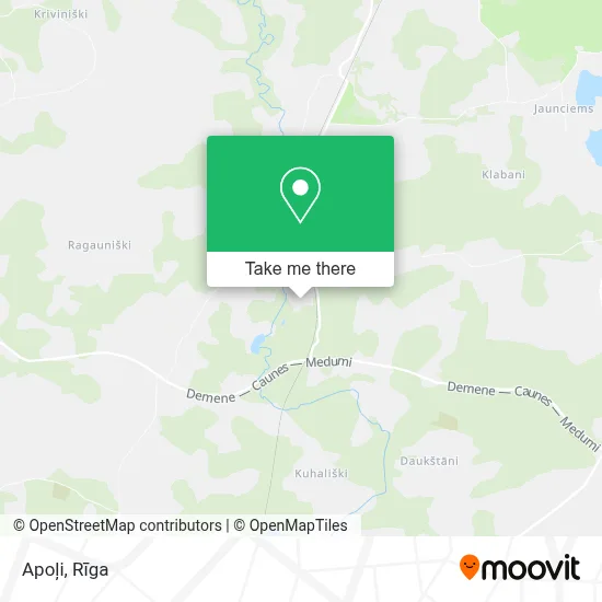 Apoļi map