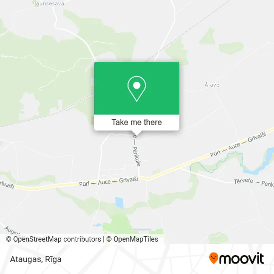 Ataugas map