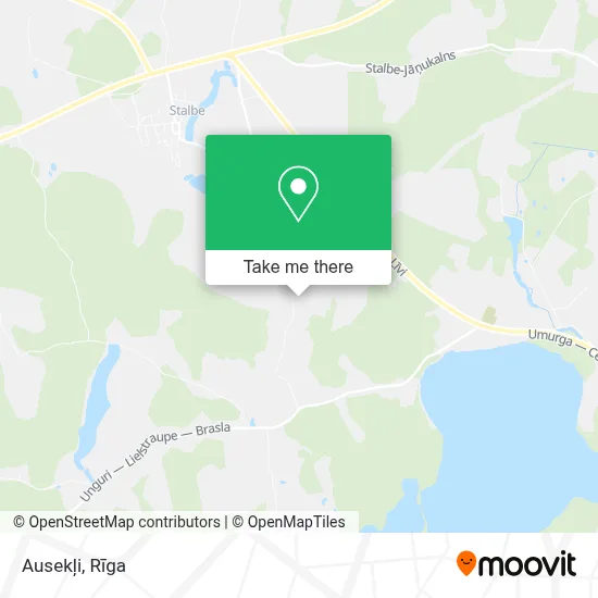 Ausekļi map