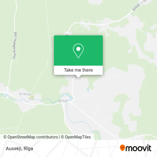 Ausekļi map