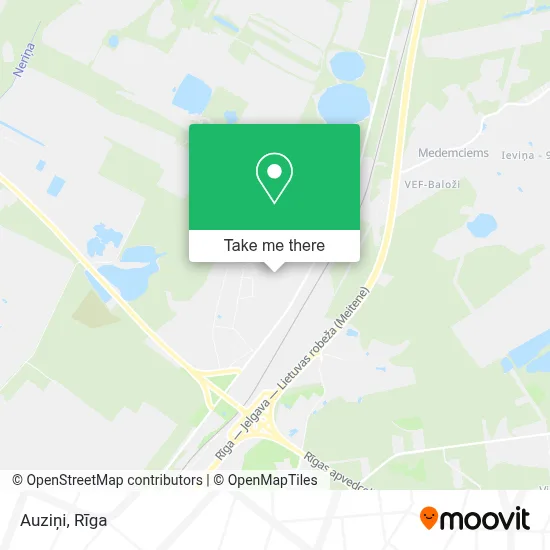 Auziņi map