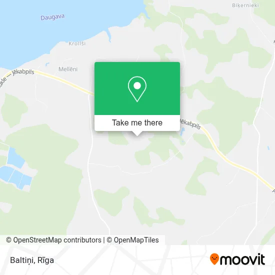 Baltiņi map