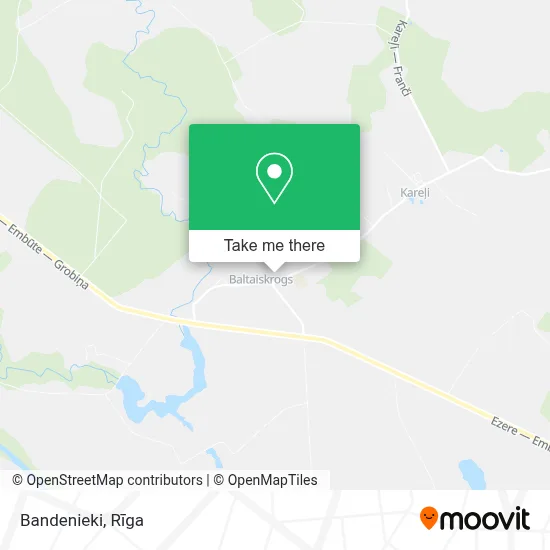 Bandenieki map