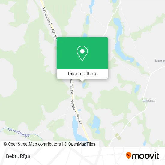 Bebri map