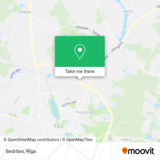 Bedrītes map