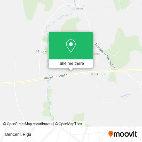 Bencēni map