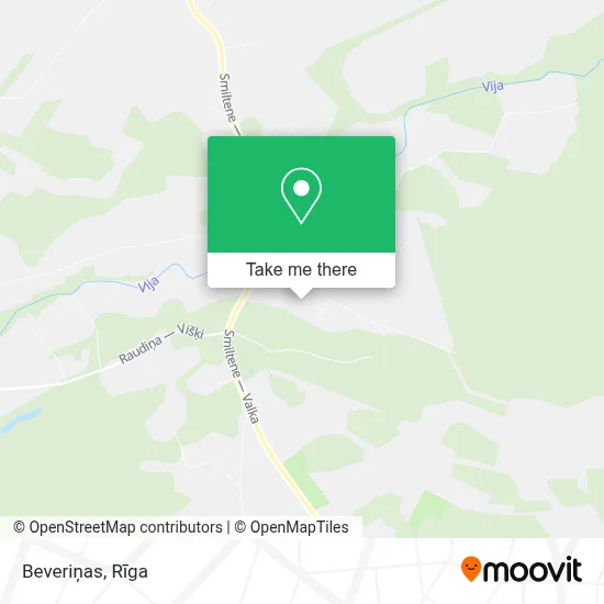 Beveriņas map