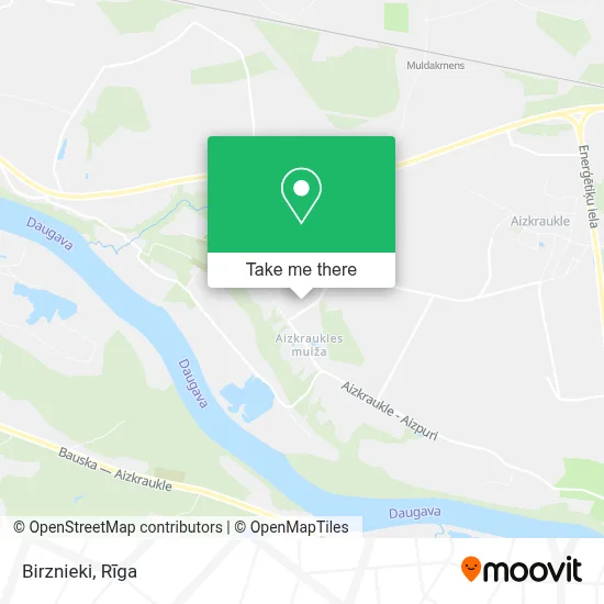 Birznieki map