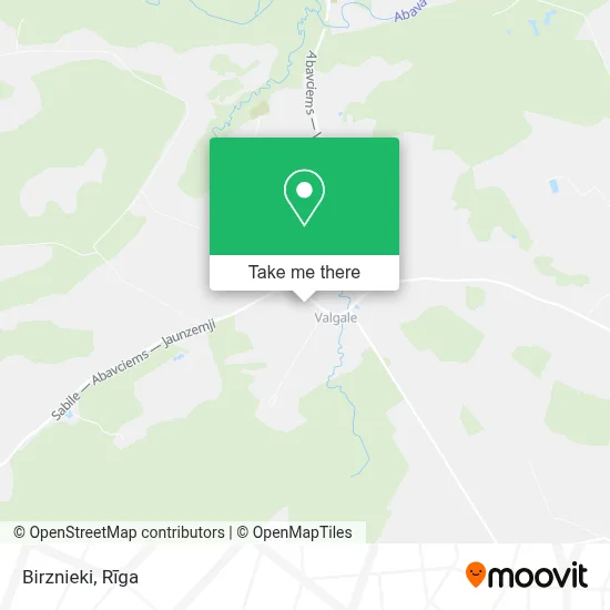 Birznieki map