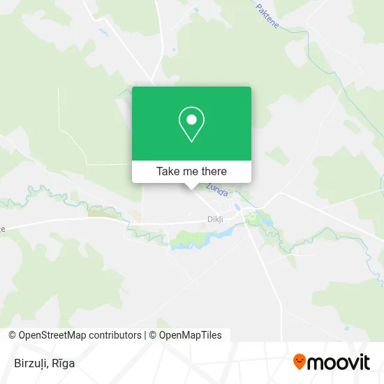 Birzuļi map