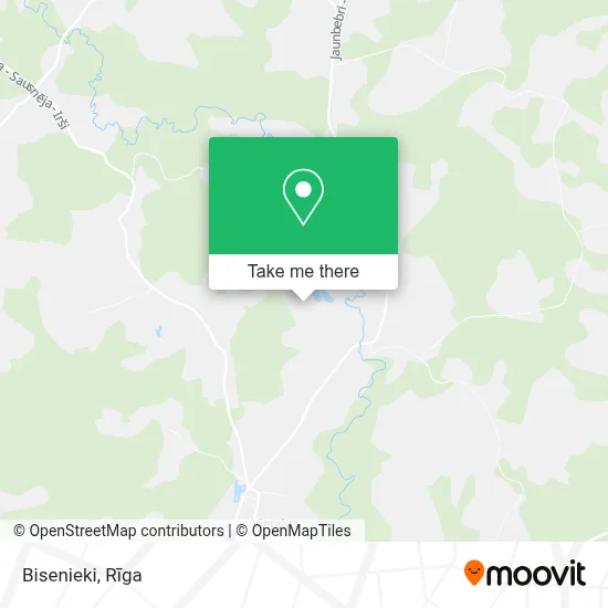Bisenieki map