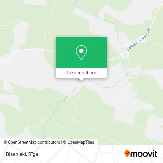 Bisenieki map