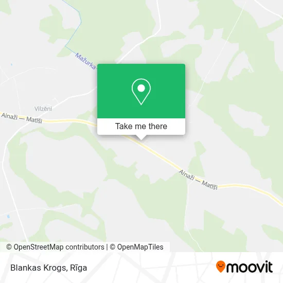 Blankas Krogs map