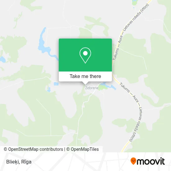 Blieķi map