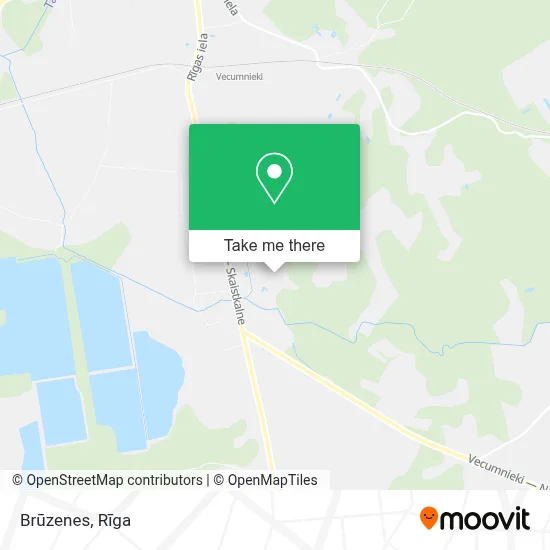 Brūzenes map