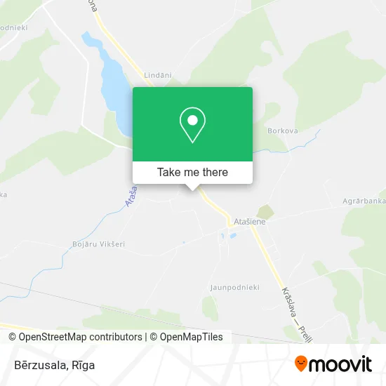 Bērzusala map