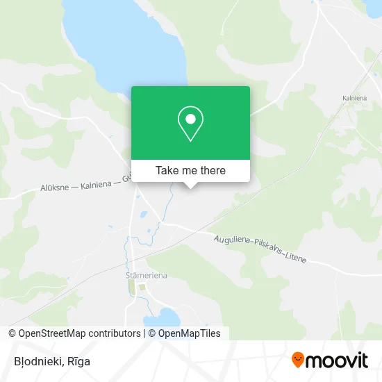 Bļodnieki map