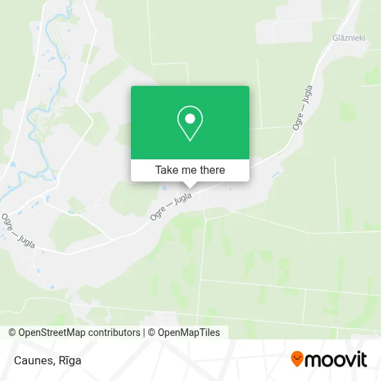 Caunes map