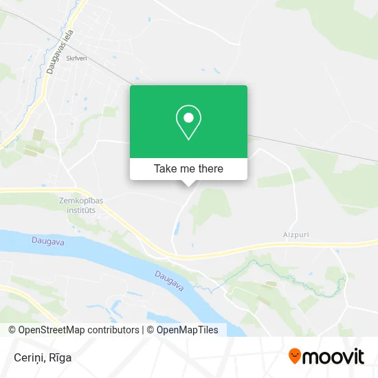 Ceriņi map