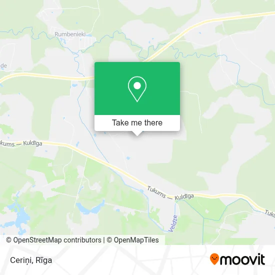Ceriņi map