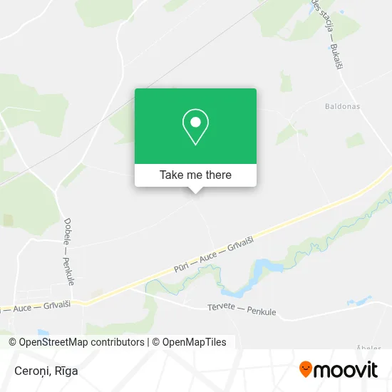 Ceroņi map