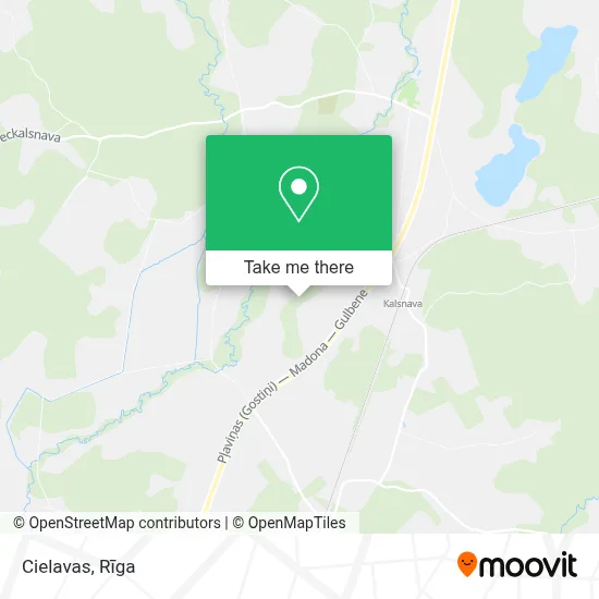 Cielavas map