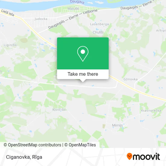 Ciganovka map
