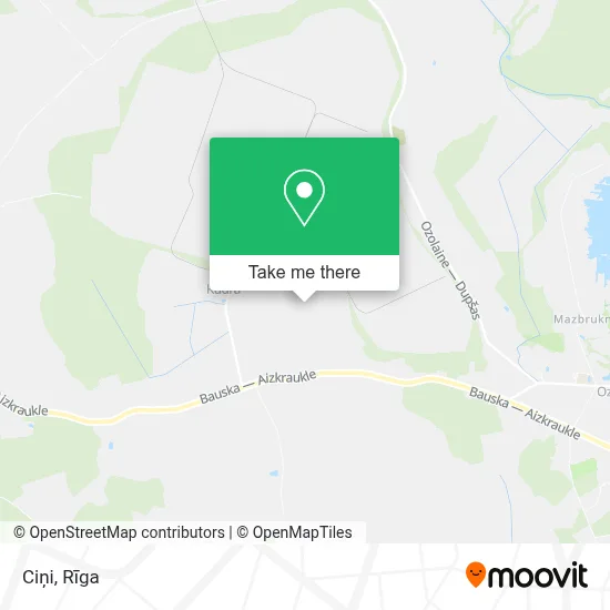 Ciņi map