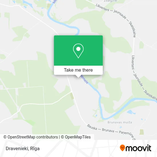 Dravenieki map