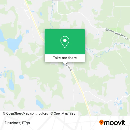 Druviņas map