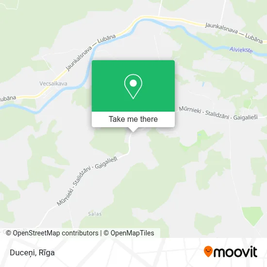 Duceņi map