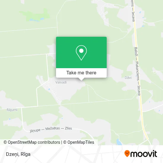 Dzeņi map