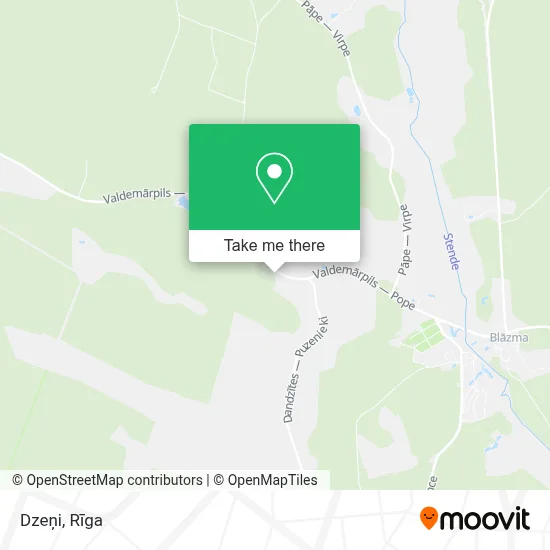 Dzeņi map