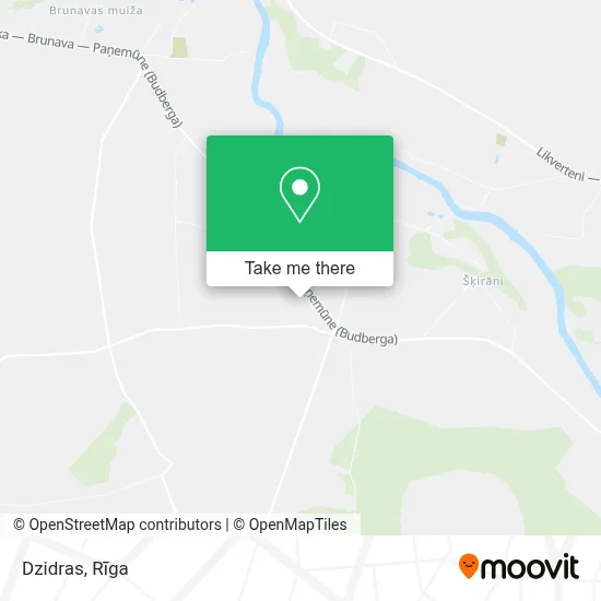 Dzidras map