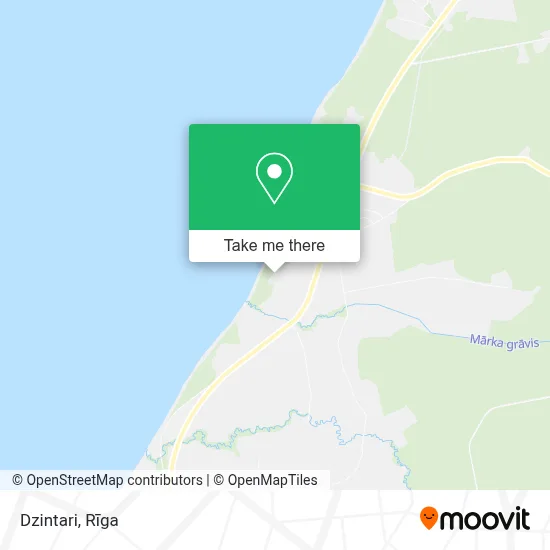 Dzintari map