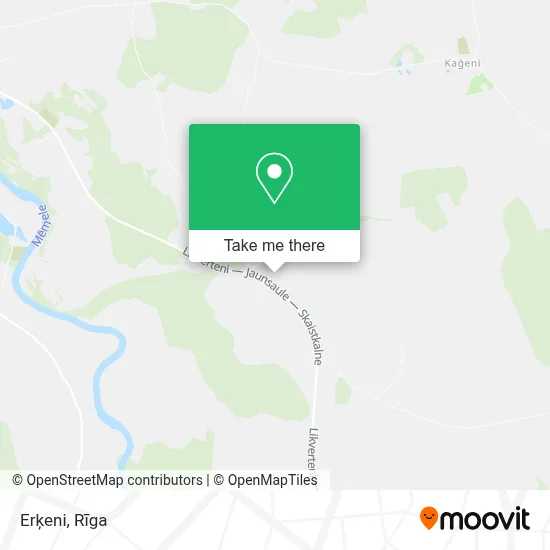 Erķeni map
