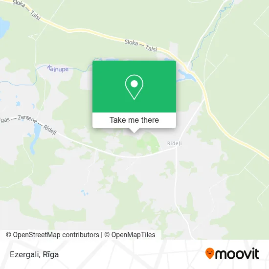Ezergali map