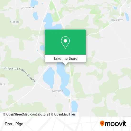 Ezeri map