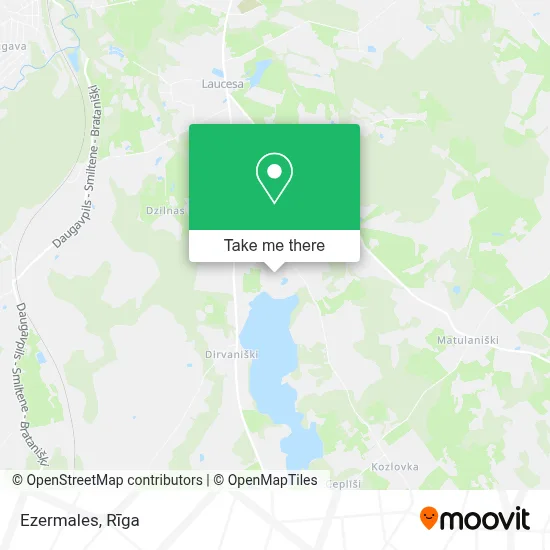 Ezermales map