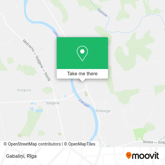 Gabaliņi map