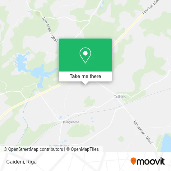 Gaidēni map