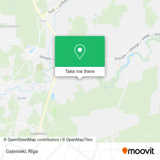 Gaļenieki map