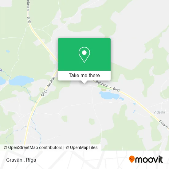Gravāni map