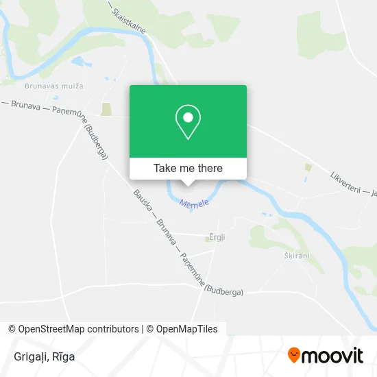 Grigaļi map