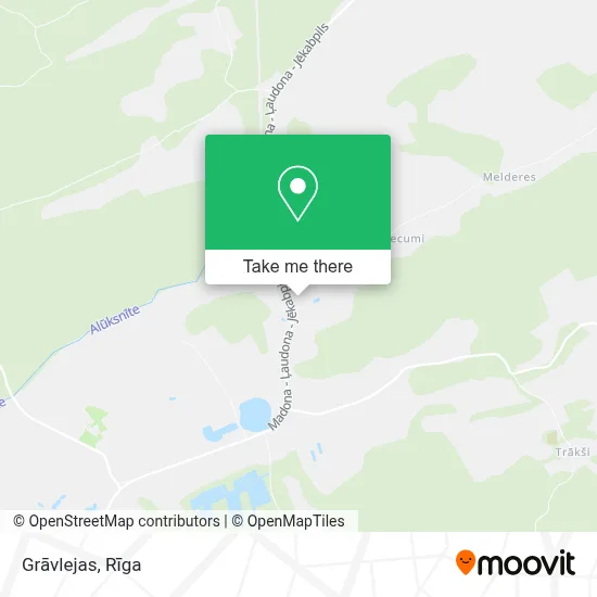 Grāvlejas map