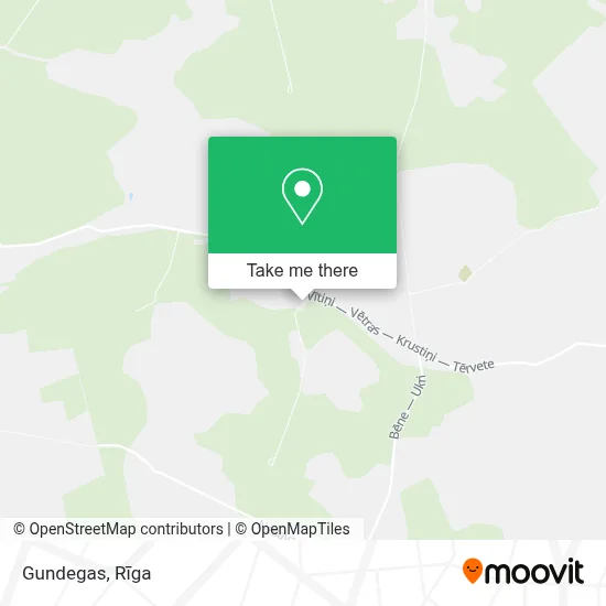 Gundegas map