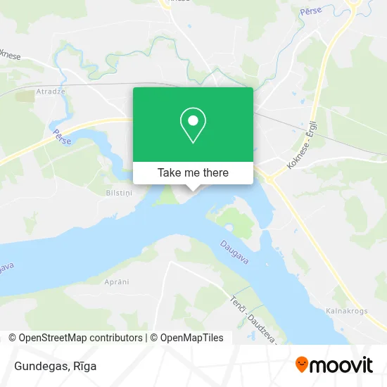 Gundegas map