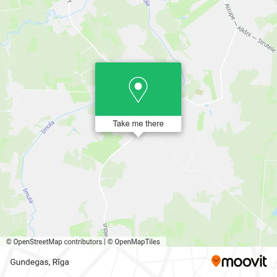 Gundegas map