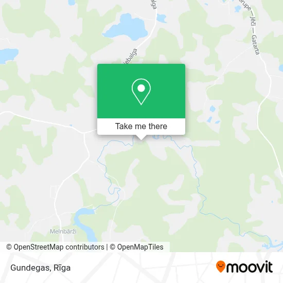 Gundegas map