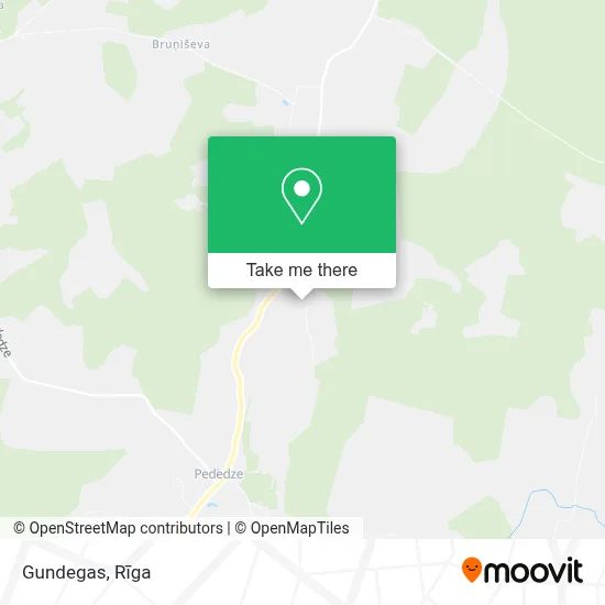Gundegas map